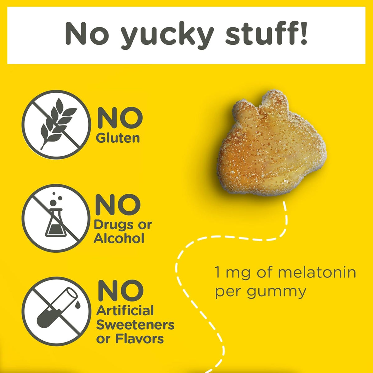Gluten-free gelatin-free kids melatonin gummies