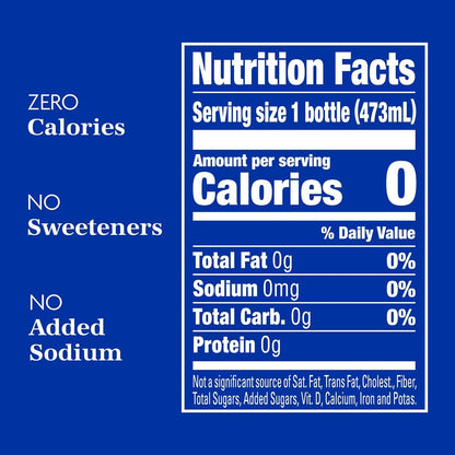 Cobalt blue Saratoga spring water bottles