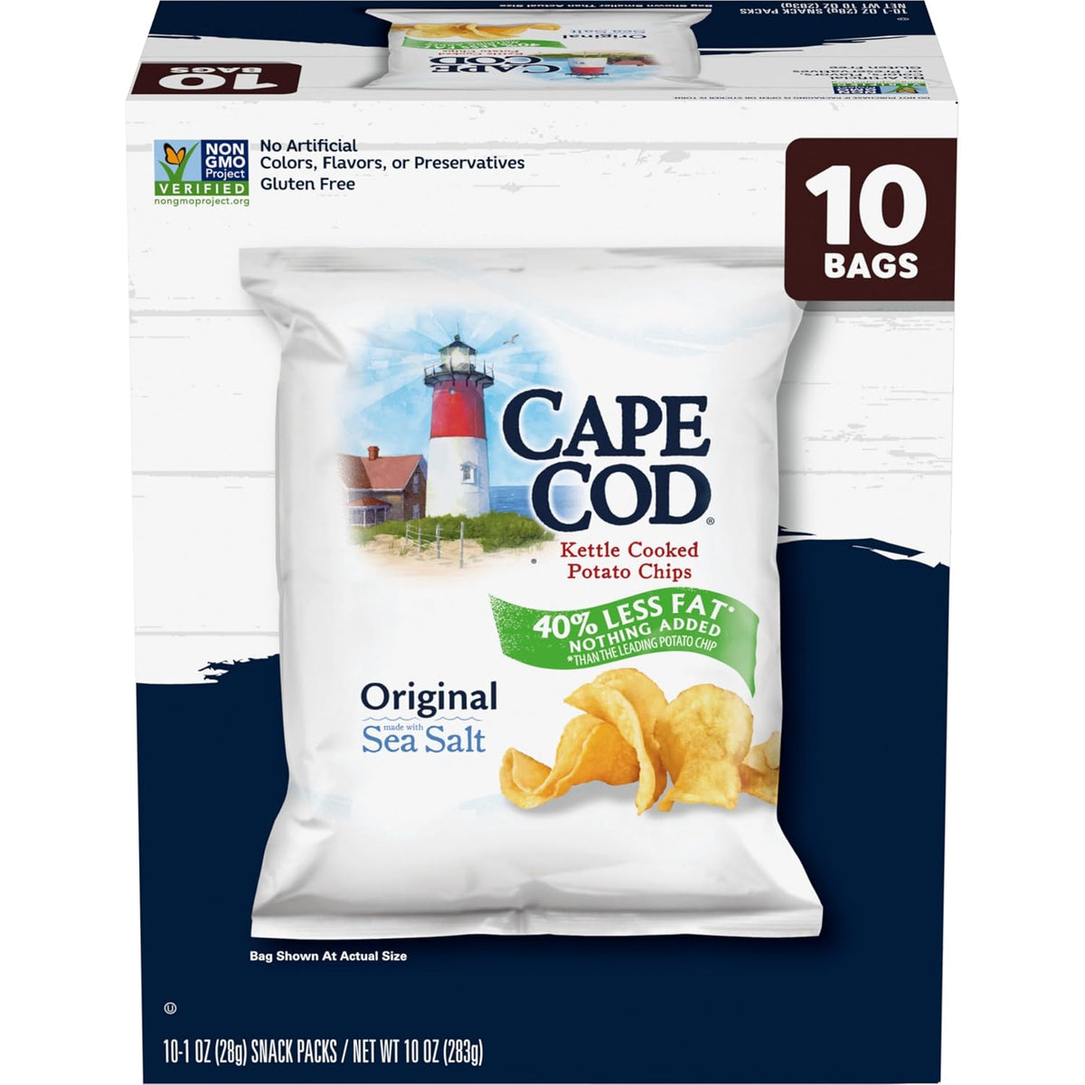Cape Cod 10 count 1 oz potato chip packs
