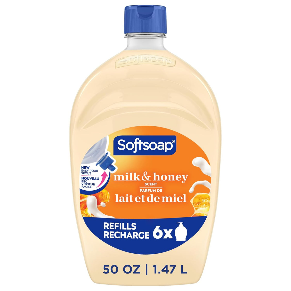 Softsoap Milk and Honey liquid hand soap 50 fl oz refill