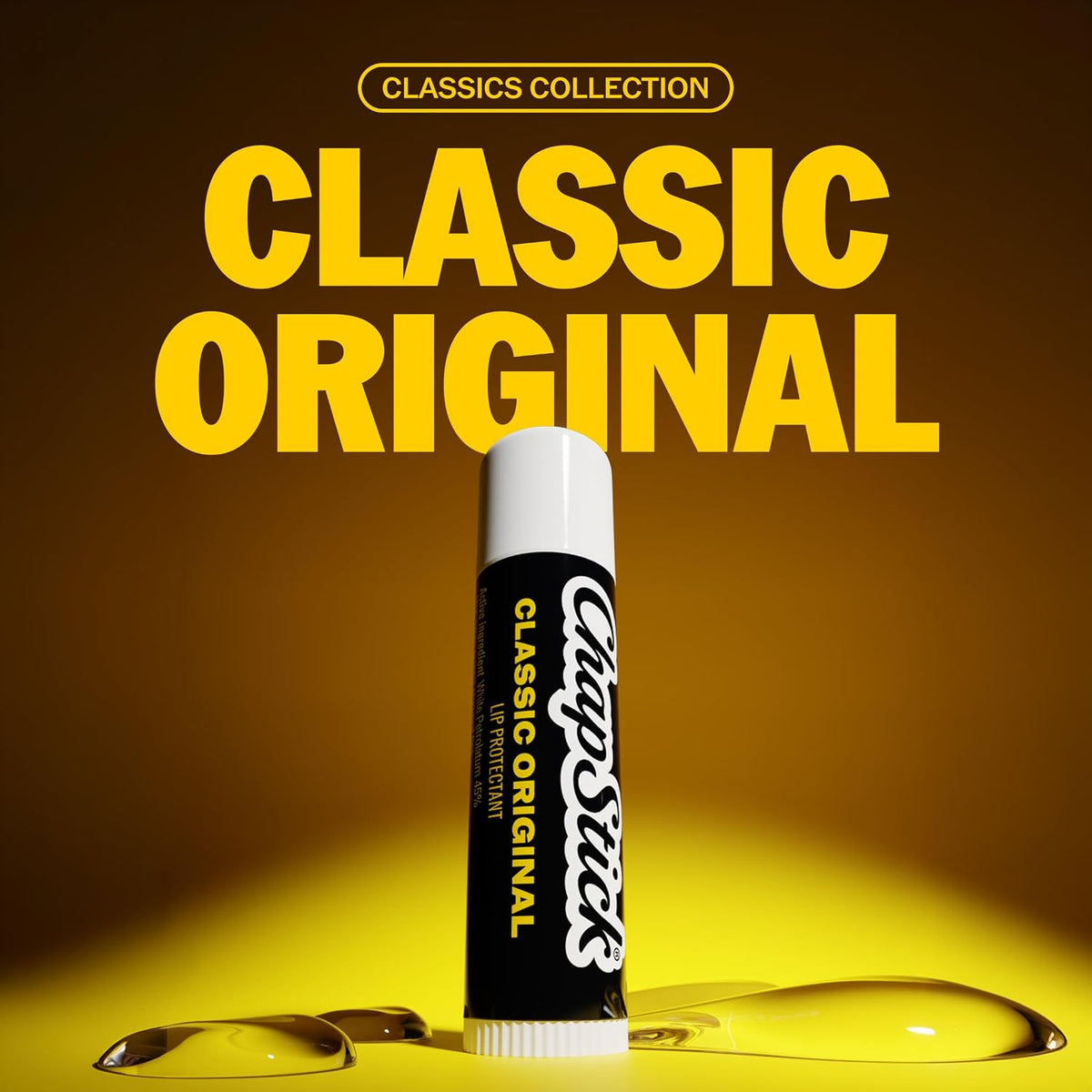 ChapStick lip balm with up to 24-hour moisture