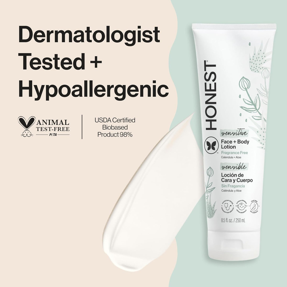 The Honest Company 8.5 fl oz moisturizer