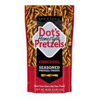 Bag of Dot's Homestyle Pretzels with bold seasoning