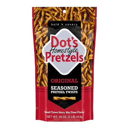 DOT'S original seasoned pretzel twists 16 oz bag