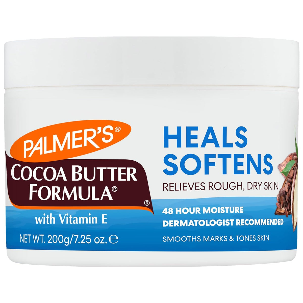 Cocoa butter solid body balm with Vitamin E