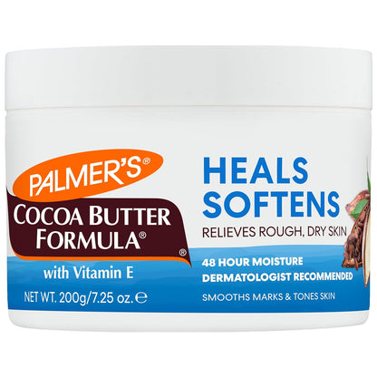 Cocoa butter solid body balm with Vitamin E