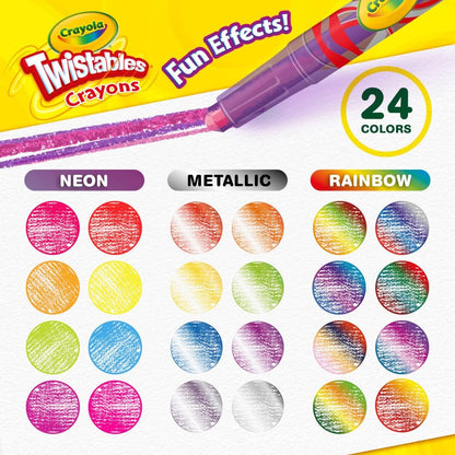24 count Crayola crayons for toddlers and kids