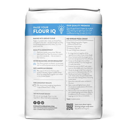 Premium unbleached wheat bread flour pantry staple