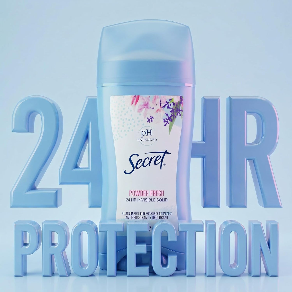 Secret deodorant twin pack for daily personal care