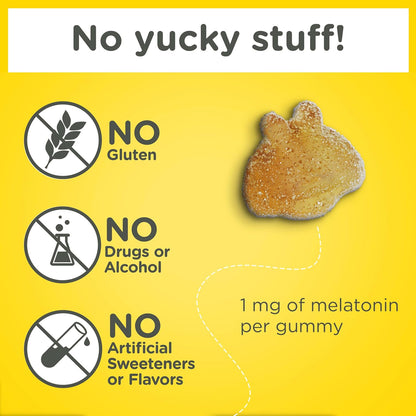 Zarbee's children's melatonin gummy supplement bottle