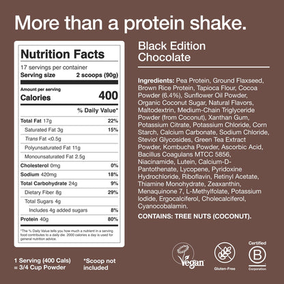 Huel Black Edition sports nutrition item