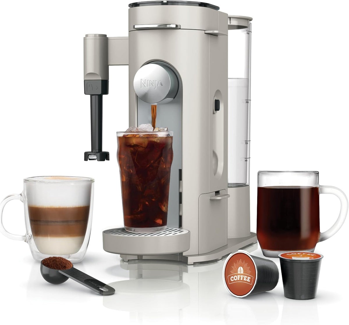 Ninja combo coffee machine with four brew styles