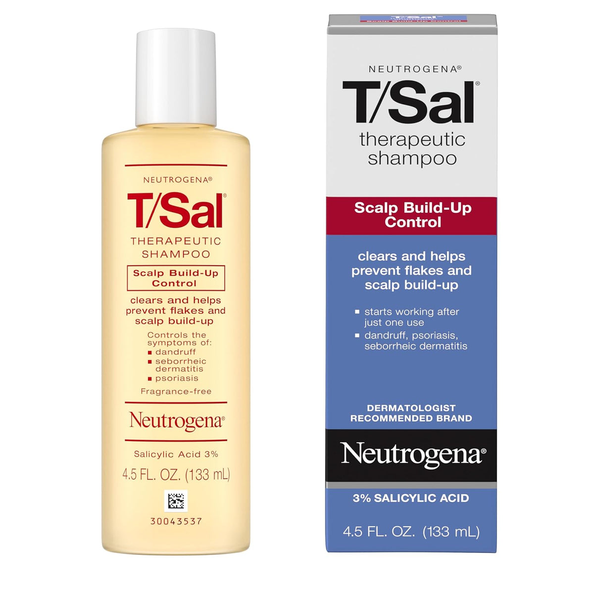 Neutrogena T/Sal 4.5 fl oz therapeutic shampoo packaging
