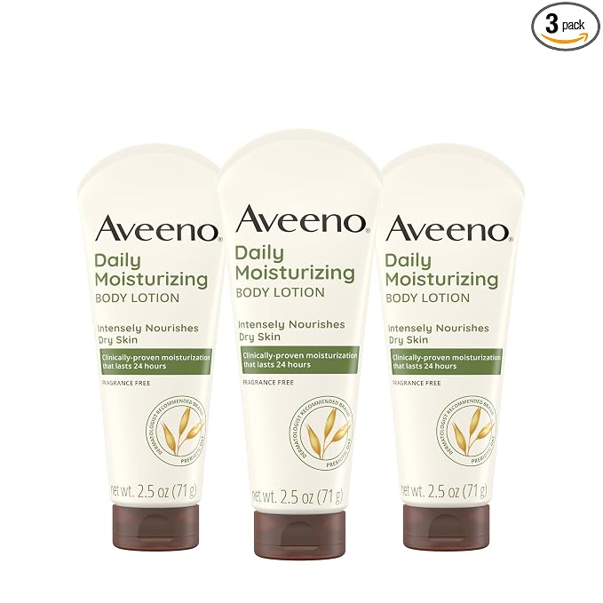 Aveeno Daily Moisturizing Body Lotion fragrance-free 3 pack