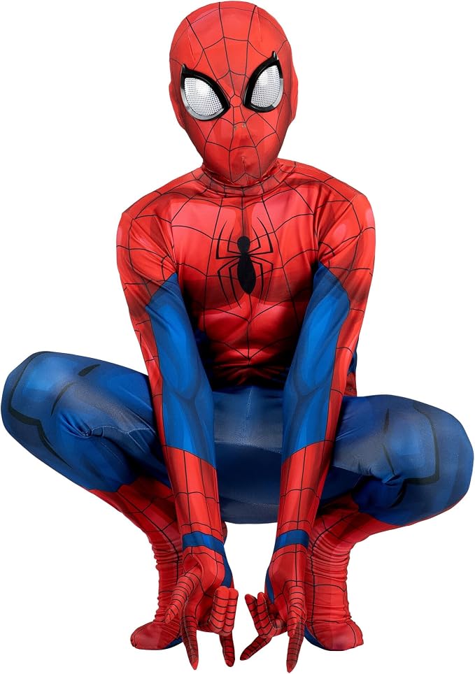 Marvel Spider-Man youth deluxe Zentai costume front view