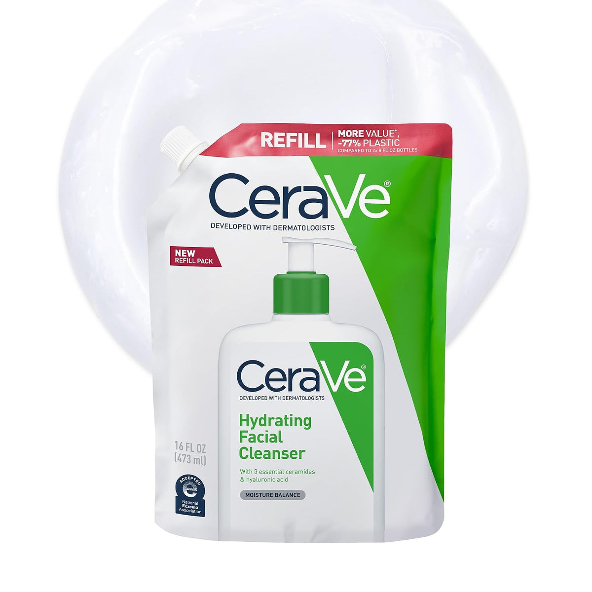 CeraVe gentle face cleanser for normal to dry skin