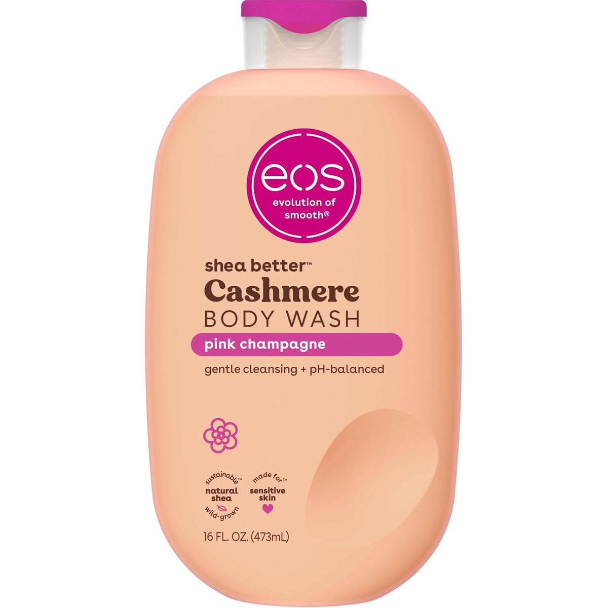 eos Cashmere body wash with shea butter