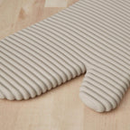 KitchenAid Milkshake Tan oven mitt set for cooking and baking
