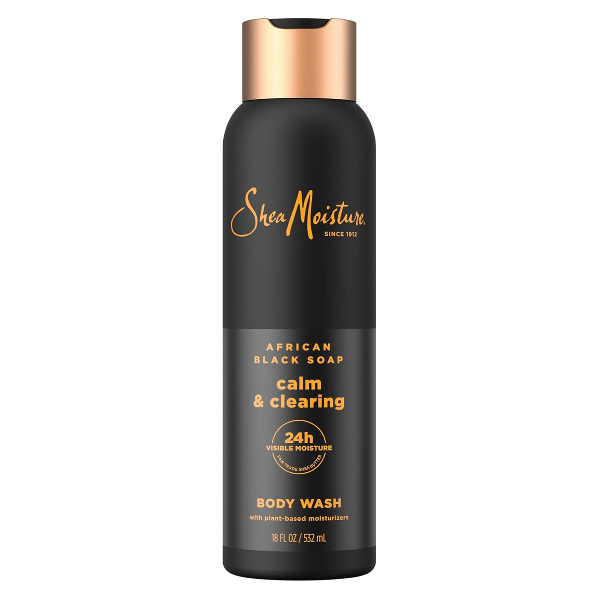 SheaMoisture calm and clearing body wash packaging