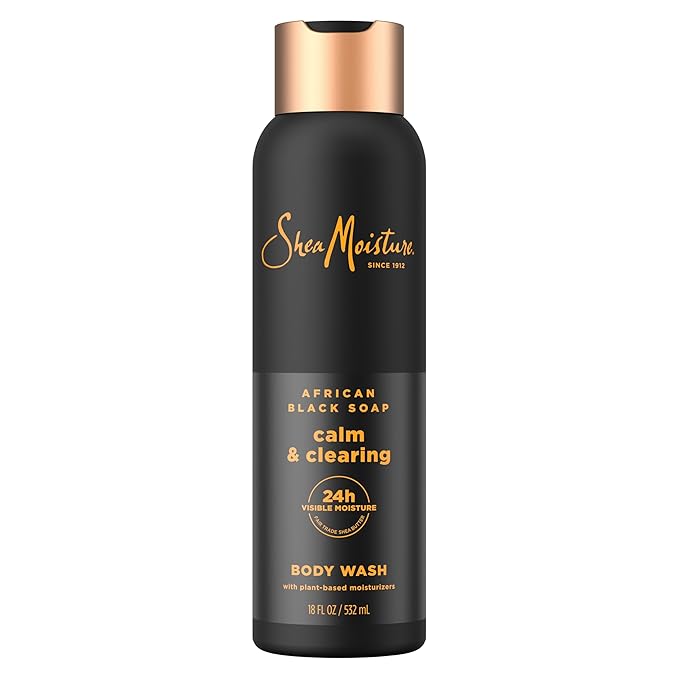 SheaMoisture African Black Soap Body Wash 18 oz bottle