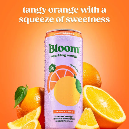 Bloom Nutrition zero sugar energy drink 12 oz can