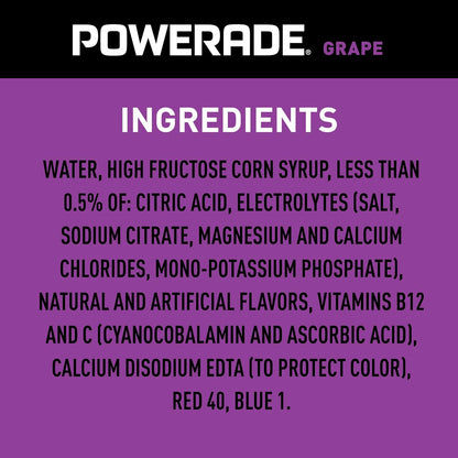 POWERADE 20 oz bottles for workout hydration
