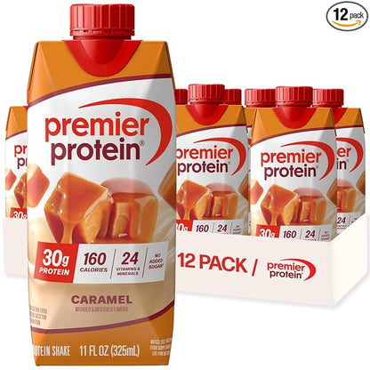 Premier Protein caramel high protein shake 12 pack