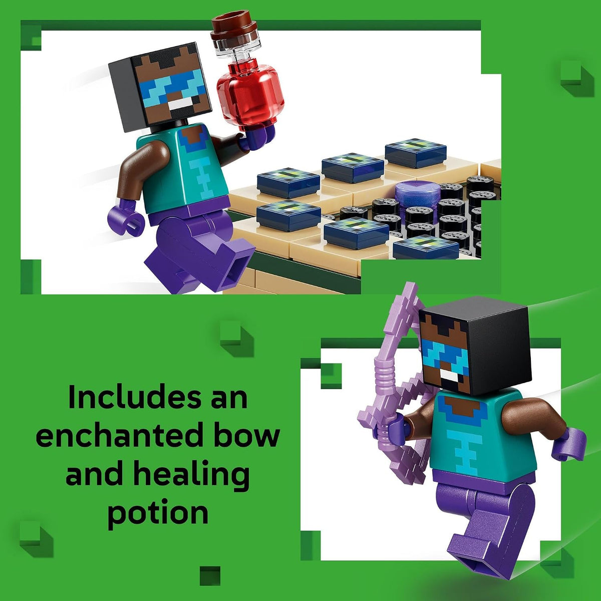 Minecraft portal adventure playset for kids ages 7 plus