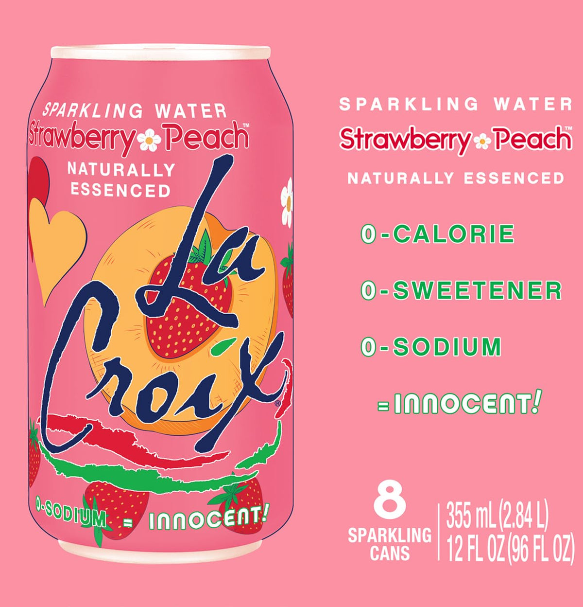 La Croix zero calorie sparkling water pack
