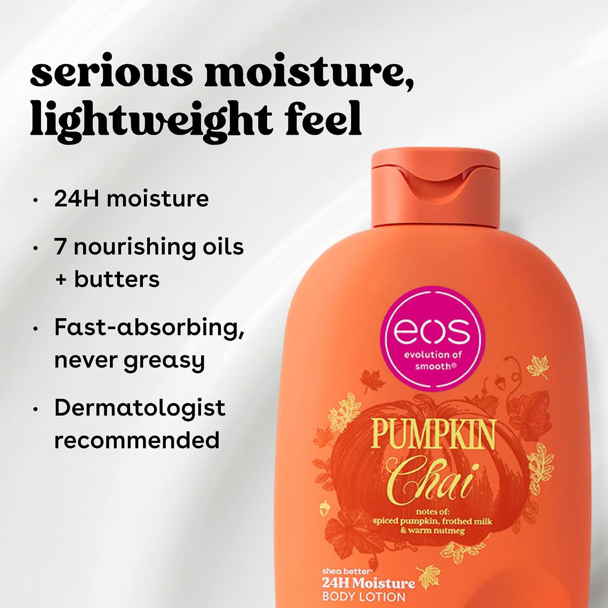 eos non-greasy body lotion with shea butter and vitamin E