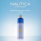 Nautica Voyage woody musk amber body spray