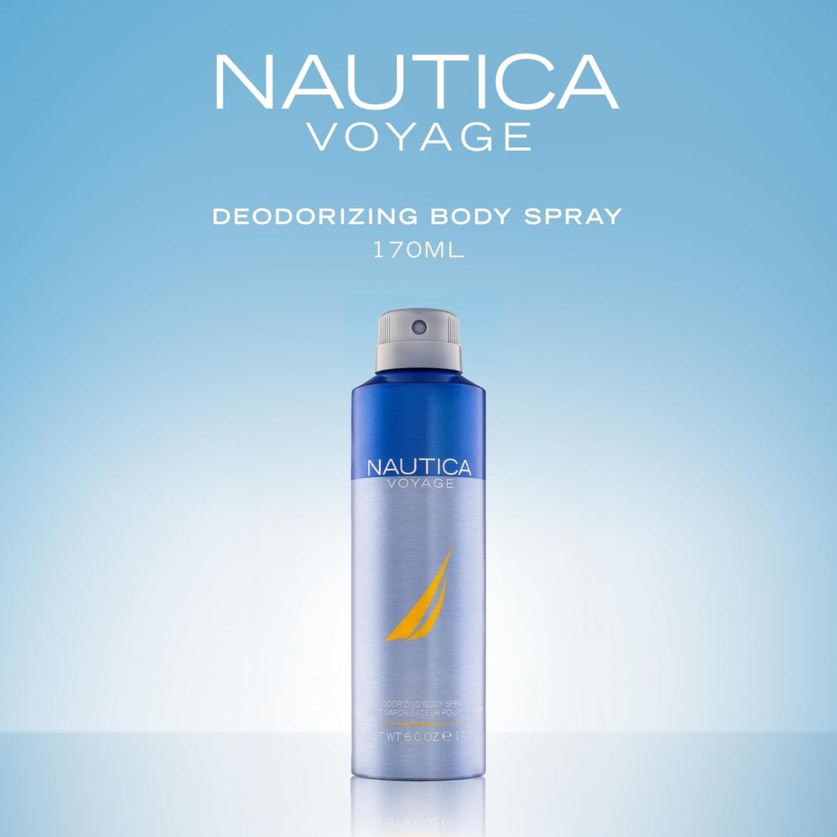 Nautica Voyage woody musk amber body spray