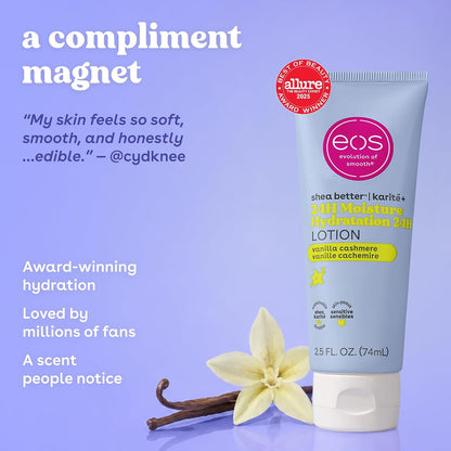 eos Vanilla Cashmere lotion for dry skin