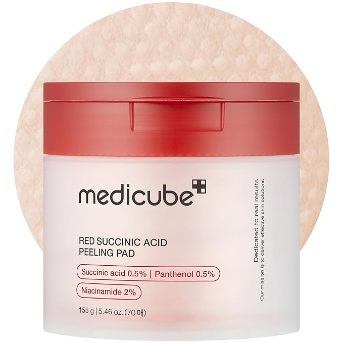 medicube Toner Pads Zero Pore Pad 2.0 | Dual-Textured Facial Pad for Exfoliation and Pore Care with 4.5% AHA Lactic Acid, 0.45% BHA Salicylic Acid | Ideal for All, Korean Skin Care, 70 Pads (1 Pack)