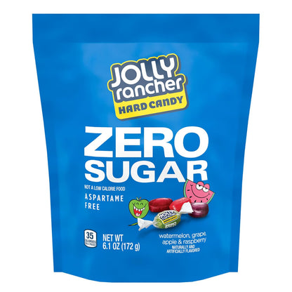 Individually wrapped zero sugar fruit hard candies