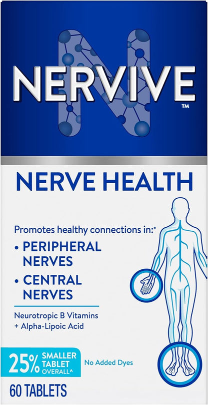 Nervive Nerve Health 60 tablets bottle