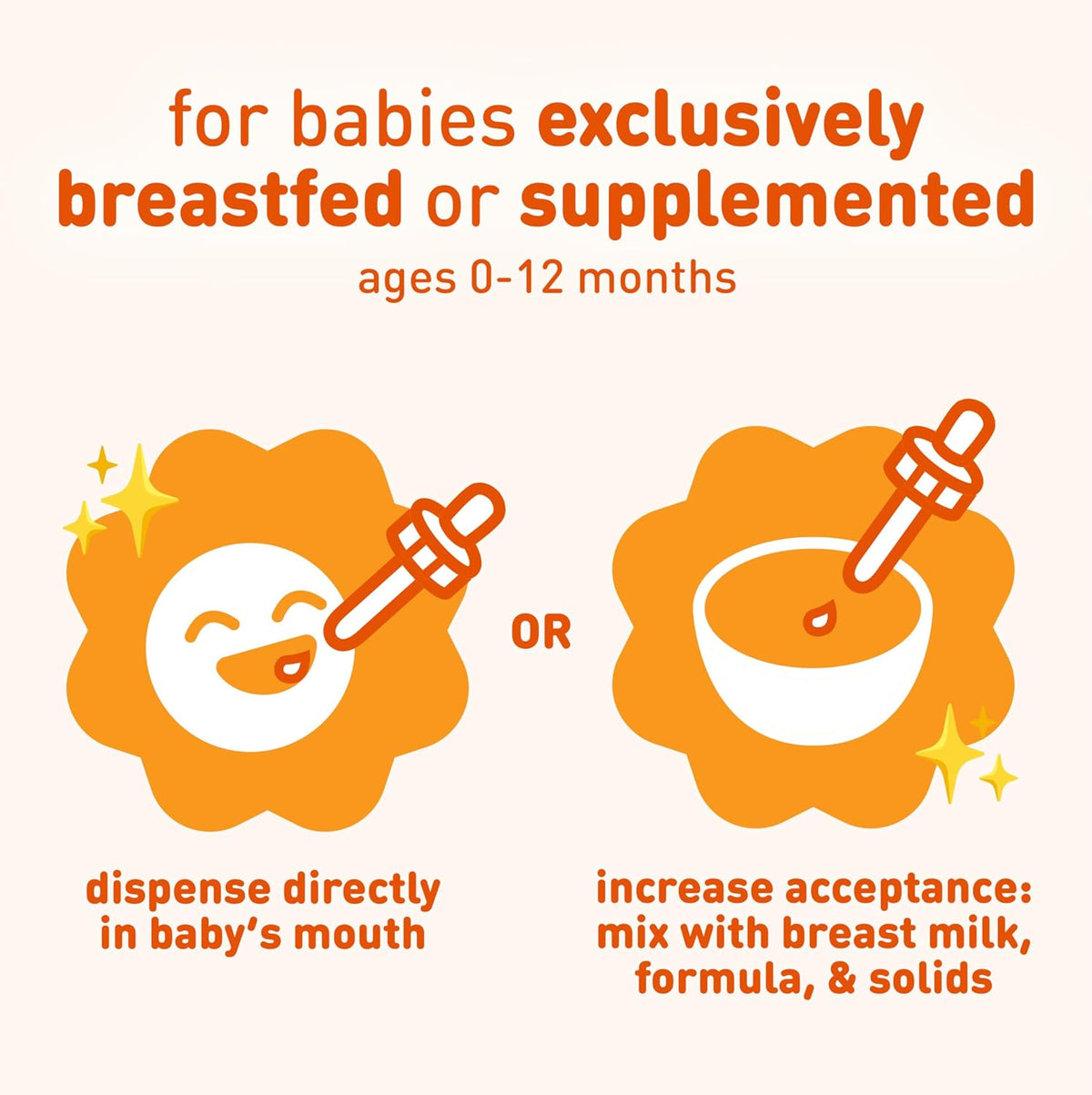 Infant vitamin D drops for newborn baby care