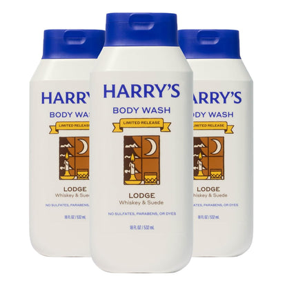 Harry's limited edition Lodge scent body wash