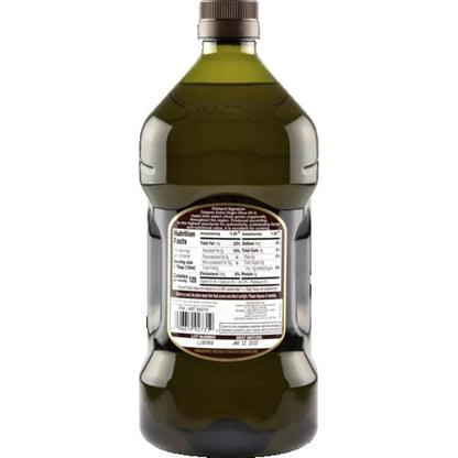 Kirkland Signature Organic Extra Virgin Olive Oil 2L (2QT 3.6 fl. oz), Set of 2
