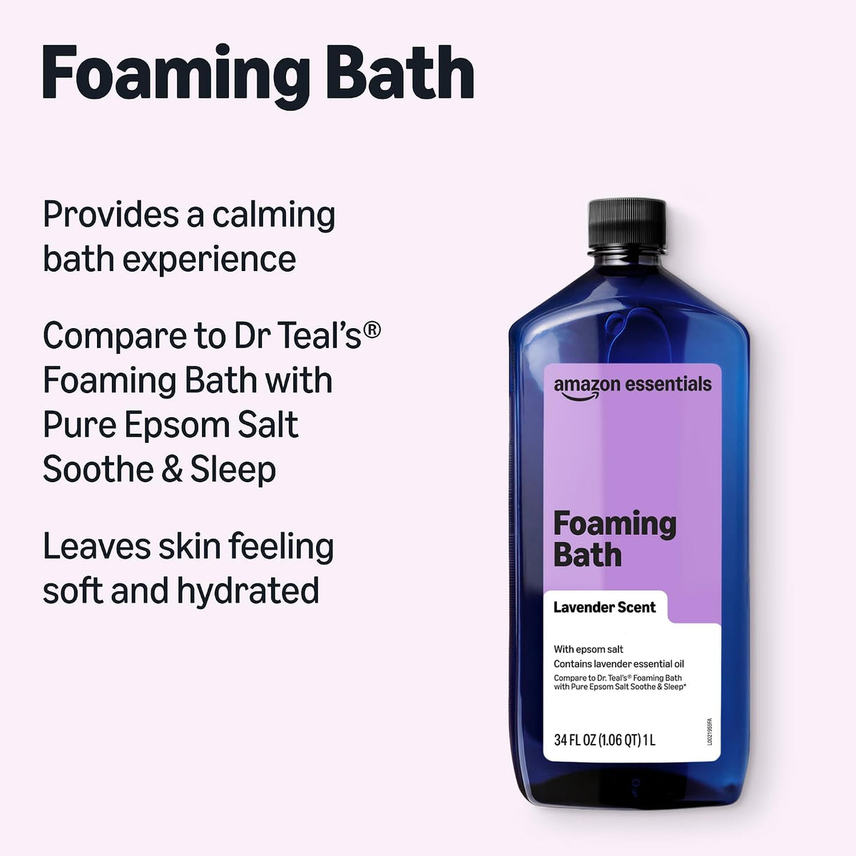 34 fluid ounce lavender scented foaming bath