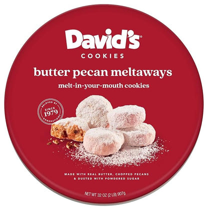 David's COOKIES butter pecan meltaways 32oz pack