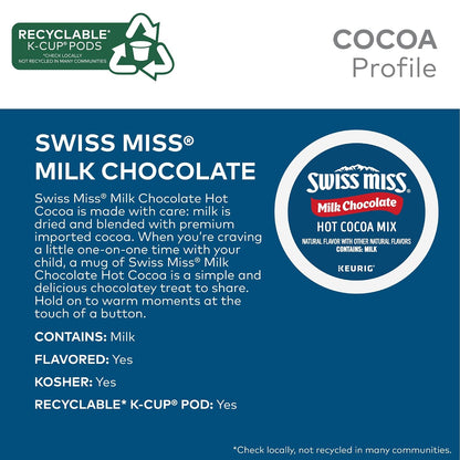Swiss Miss premium cocoa single-serve K-Cup pods