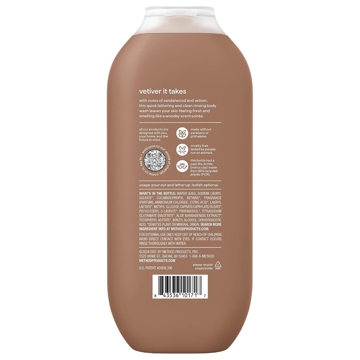 Method Men’s daily body wash with vitamin E