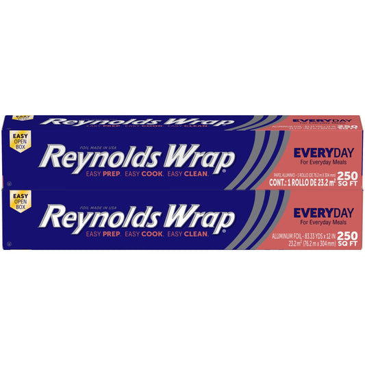 Reynolds aluminum foil 2-count pack