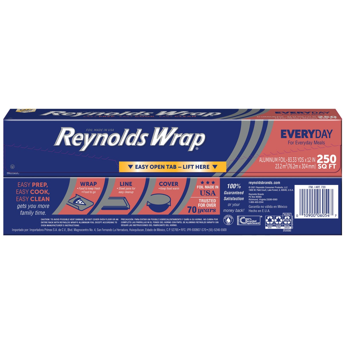 Reynolds Wrap foil box front view