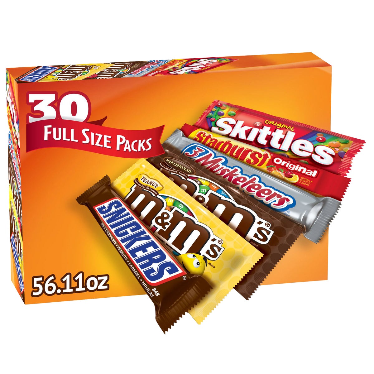 Mars Halloween candy variety pack 30-count