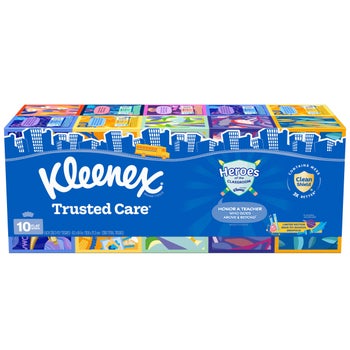 Kleenex Trusted Care facial tissue multi-pack