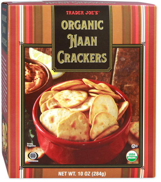 Trader Joe's Organic Naan Crackers
