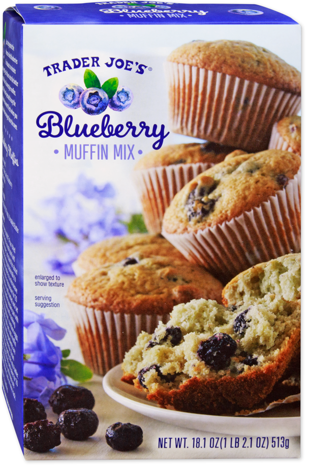 Trader Joe's Blueberry Muffin Mix package