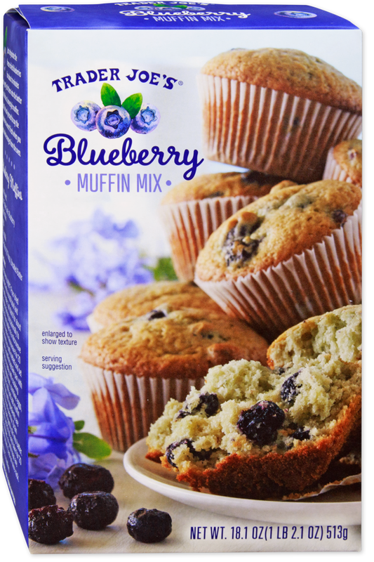 Trader Joe's Blueberry Muffin Mix package